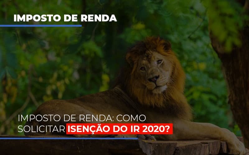 Imposto De Renda Como Solicitar Isencao Do Ir 2020 - Snagel Contábil