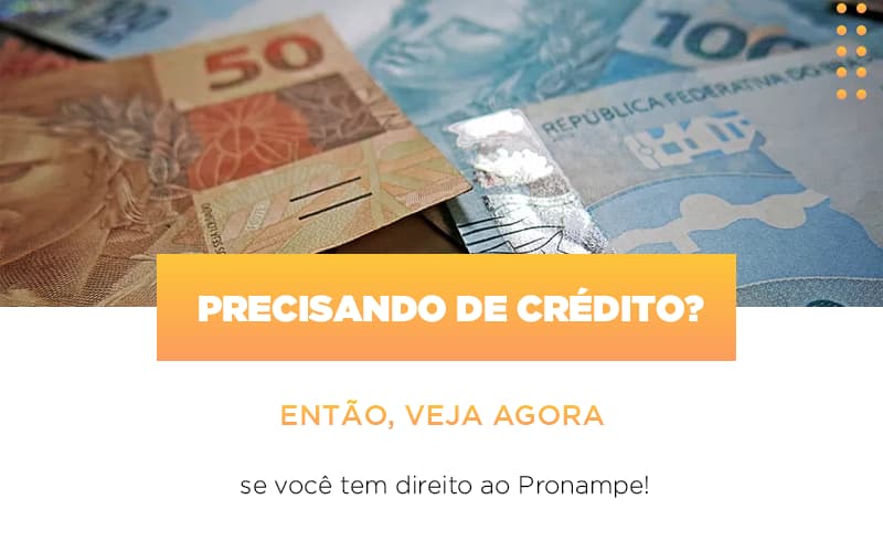 Precisando De Credito Entao Veja Se Voce Tem Direito Ao Pronampe - Snagel Contábil
