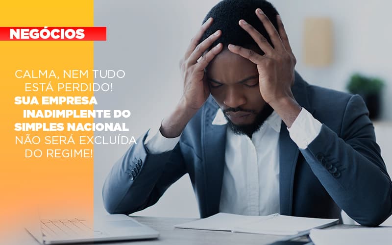 Calma Nem Tudo Esta Perdido Sua Empresa Inadimplente Do Simples Nacional Nao Sera Excluida Do Simples - Snagel Contábil